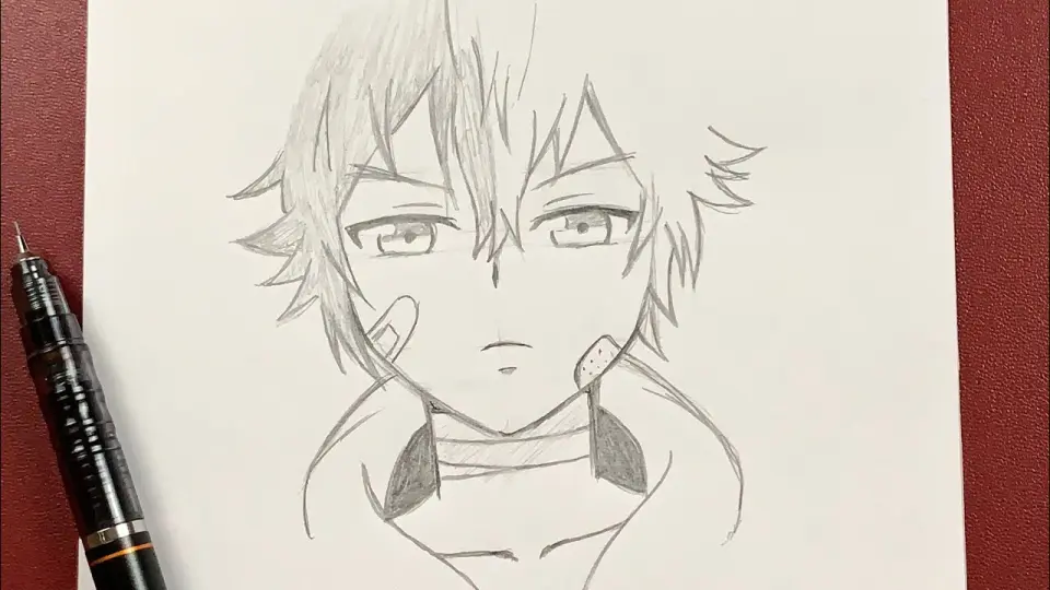Easy anime boy drawing | how to draw anime boy easy step-by-step - Bilibili