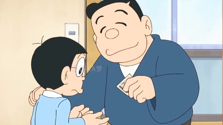 Nobita menjelma Ma Yun, dia tidak tertarik pada uang, dan ketika dia melihat uang, dia ketakutan.