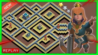 NEW TH13 WAR BASE + REPLAY PROOF + LINK | ANTI HYBRID / DRAGS BATS | CLASH OF CLANS