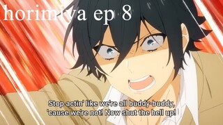 horimiya - Hori-san to Miyamura-kun ep 8 season 1 full eng sub romance school slice of life anime