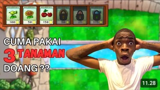 Hanya Pria Sejati Yang Main Plants Vs Zombies speedrun Dengan 3 Tanaman Saja !!