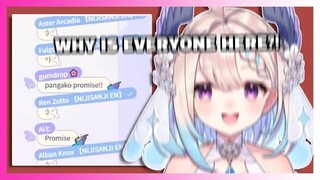 Enna Freaks Out When Everyone Suddenly Visit Her Stream [Nijisanji EN Vtuber Clip]