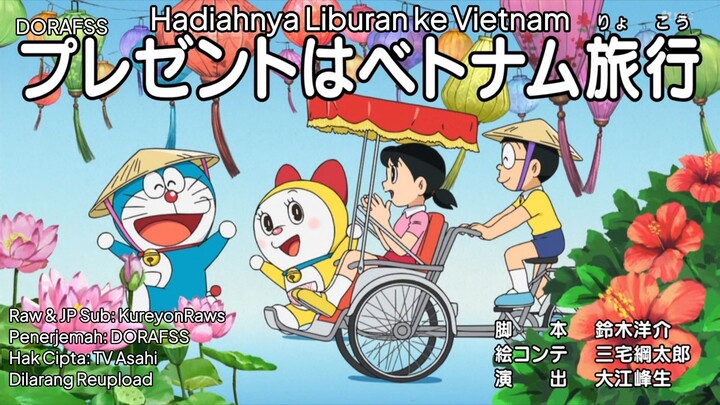Doraemon 916 AB Sub Indo & Eng Terbaru: Kabur dari Rumah & Hadiahnya Liburan ke Vietnam