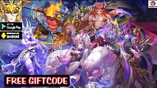 Four Seas and Eight Wastes Gameplay - Free Giftcode - RPG Game Android