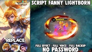 Script Skin Fanny Lightborn Full Efeect No Password Patch Terbaru | Mobile Legends