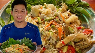 เข้ากันได้เฉย!! เห็ดระโงกตำแตงขาไก่ แซบมากๆต้องลอง