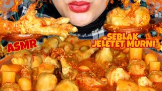 ASMR SEBLAK JELETET MURNI || SUPER PEDAS || ceker ayam ||ASMR INDONESIA