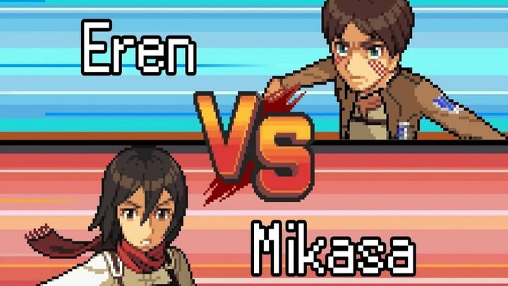 艾伦 vs 米卡莎 (宝可梦对战)