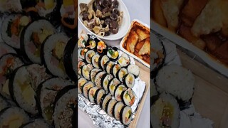 Delivery korean food 🇰🇷 part 3 #tteokbokk #gimbap  #foodie #koreanfood #southkorea #mukbang