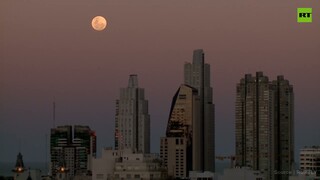 Blood moon | Rare LUNAR ECLIPSE shines over the skies of Argentina