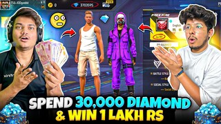 Free Fire Challenging Him To Spend 20,000 Diamonds💎And Make NOOB I’d To PRO😍 -Garena Free Fire