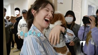 滤镜花絮：檀健次李兰迪片场撸狗