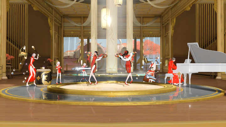 [Đồ thờ trong game di động Tianyu] Âm nhạc và khiêu vũ cùng nhau