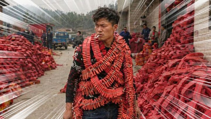I destroyed the entire city with 20 million firecrackers!