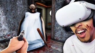 Hide and Seek with GRANNY IN VR (Don't Try)😨😰..!!