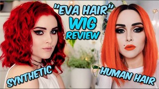 "Eva Hair"  - Synthetic & Human Hair Wig Review