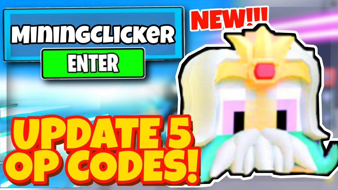 ALL 7 NEW SECRET OP CODES For MINING CLICKER SIMULATOR In Roblox Mining  Clicker Simulator Codes! - BiliBili