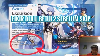 Fikir Dulu Betul2 Sebelum Nak Skip Kamisato Ayato Banner Ni! | Genshin Impact Malaysia