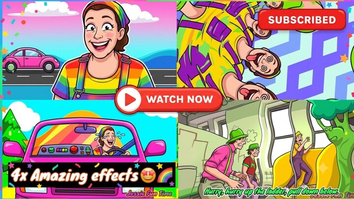 x4 funny effects for kids🤩😍🥰