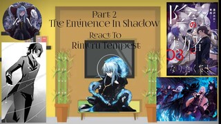 The Eminence In Shadow React To Rimuru Tempest as John Smith's Master.... Part...//2//?!