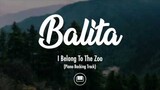 Balita - I Belong To The Zoo (Piano Backing Track)