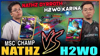 H2WO NAKATAPAT ANG MSC CHAMP RSG NATZZ IN RANK I MOBILE LEGENDS