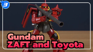 Gundam|【Testing AMV】Technology integration between ZAFT and Toyota！HGUC Limited Edition_3