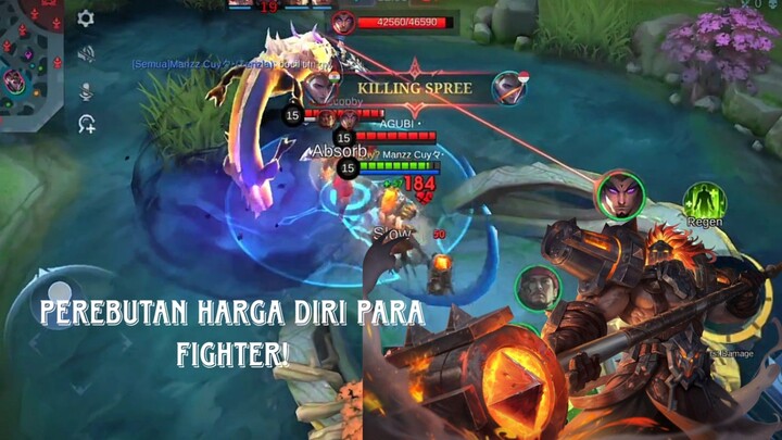 perebutan tahta fighter terkuat🔥👿   tiktok me:  @rohman2903 #bstationmlbb #bestofbest #mlbb