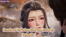 Hundred Refining Soaring Records Episode 1 Subtitle Indonesia
