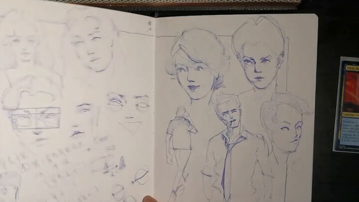 เมื่อความเข้มข้นขององค์ประกอบสองมิติใหม่ในการวาดภาพค่อยๆเพิ่มขึ้น [ความสนุกในการพลิกสมุดร่าง]