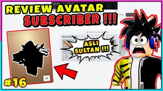 AVATAR SULTAN TAPI GAK MAHAL ??!! - REVIEW AVATAR SUBSCRIBER - Roblox Indonesia