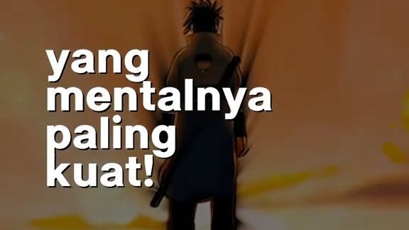 Jadi wibu harus kuat mental kayak karakter anime ini yaa! 💪🏻