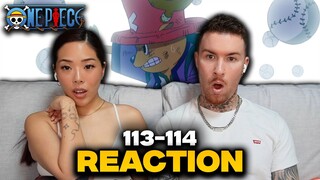 CHOPPER & USOPP! | First Time Watching One Piece Episode 113-114 Reaction