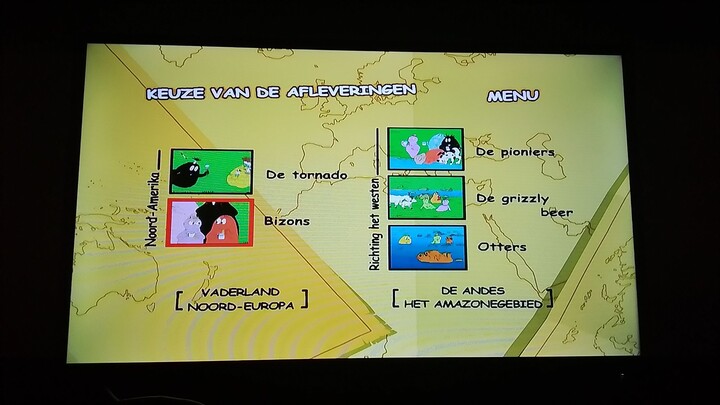 Barbapapa deel 7 de wereld rond Bizons