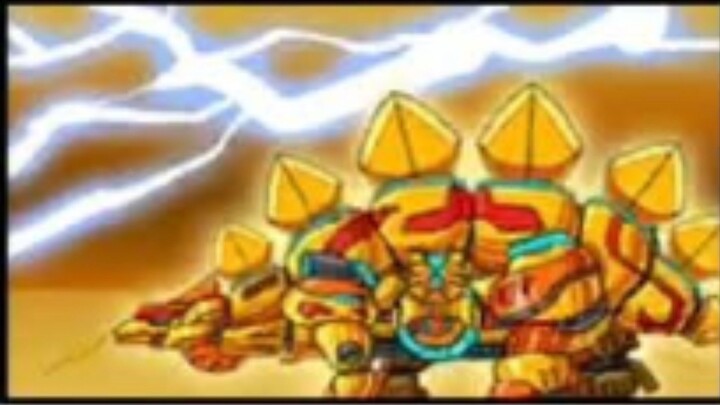 Transform Dino Robot Dinosaur Stego Gold