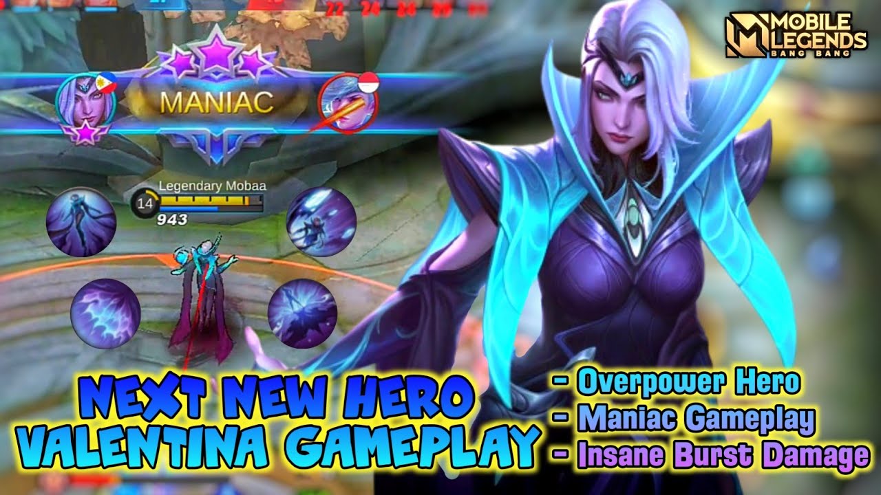 Valentina Mobile Legends , Valentina Gameplay Best Build And Skill Combo -  BiliBili