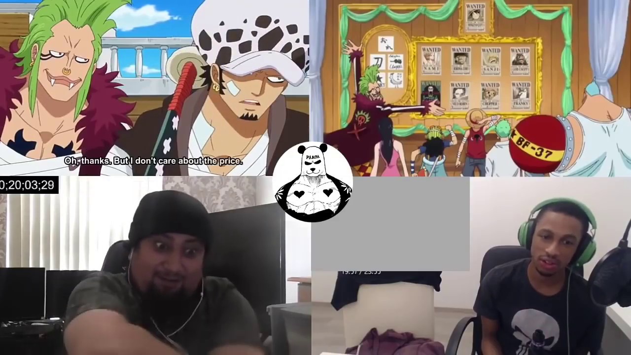 Fujitora vs Doflamingo vs Law reaction mashup 