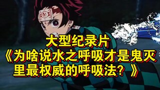 大型纪录片《为啥说水之呼吸才是鬼灭里最权威的呼吸法？》持续为您播出！