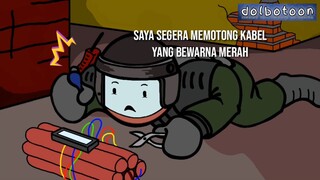 Ketika Cewe Jadi Penjinak Bom | Dolbotoon