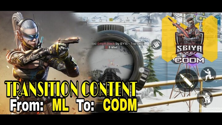 TRANSITION FROM ML CONTENT TO CODM CONTENT | NEW CONTENT | CALL OF DUTY MOBILE