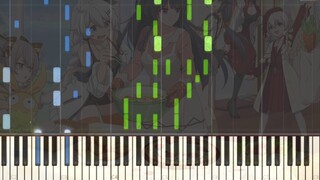 【Meja Makan Valkyrie】op【Rasa rumah】Piano Synthesia