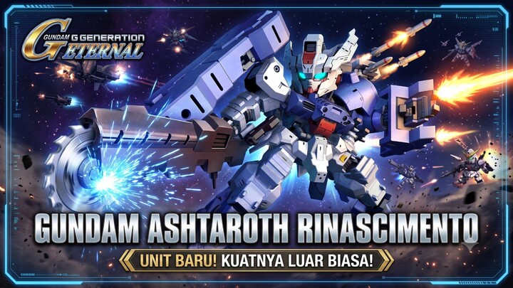 Gundam Ashtaroth Rinascimento Gameplay || SD Gundam G Generation Eternal
