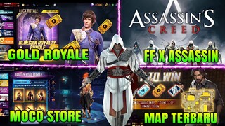 BOCORAN! GOLD ROYALE TERBARU, EVENT BESOK, KOLABORASI FF X ASSASSIN
