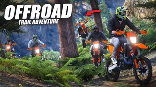 OFFROAD TRAIL ADVENTURE, CUACA BURUK, PEMANDANGAN YANG INDAH TRACK TERJAL BERLUMPUR - GTA 5 ROLEPLAY