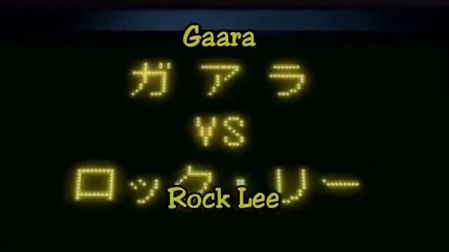 Rock lee vs Gaara - Linkin park - Naruto