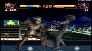 Ultraman Fighting Evolution 2 (Ace Killer) vs (Dada) HD