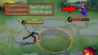 GUSION ROBOTIC FINGERS ACTIVATED!! NEVER CHASE LOW HP GUSION