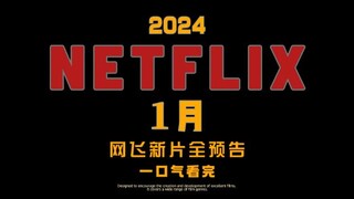 2024年1月网飞新片全介绍，凯文·哈特，杨紫琼领衔。