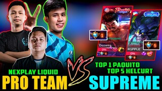 TOP SUPREME vs. PRO TEAM (Nexplay Liquid) in Rank! ~ Mobile Legends PH