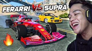 FERRARI F1 vs TURBO SUPRA!! (Extreme Race) | GTA 5